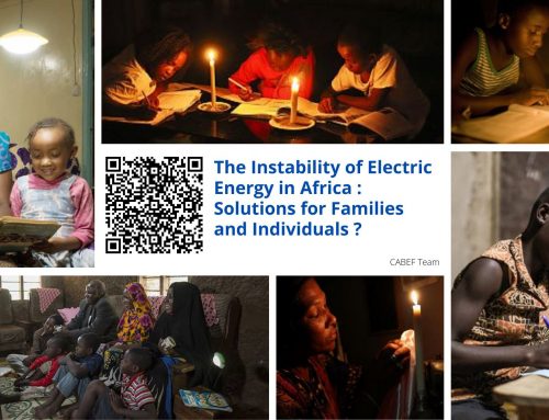 The Instability of Electric Energy in Africa : Solutions for Families and Individuals ?